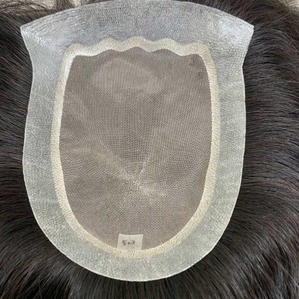 Tóc giả nam nguyên đầu bằng tóc thật kiểu Australia - AUS01 - Ảnh 3