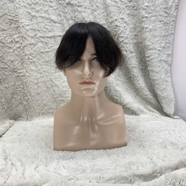 Tóc giả nam nguyên đầu bằng tóc thật kiểu Australia - AUS01 - Ảnh 4