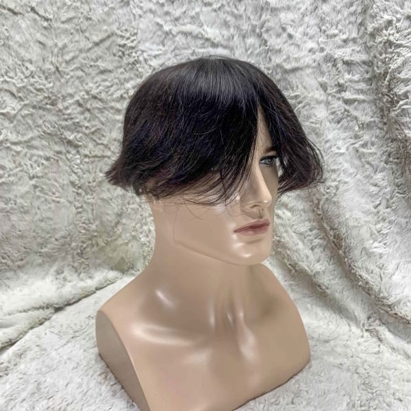 Tóc giả nam nguyên đầu bằng tóc thật kiểu Australia - AUS01 - Ảnh 7