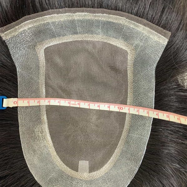 Tóc giả nam che hói nguyên đầu bằng tóc thật kiểu Australia mẫu 2 - mã AUS02 - Ảnh 9