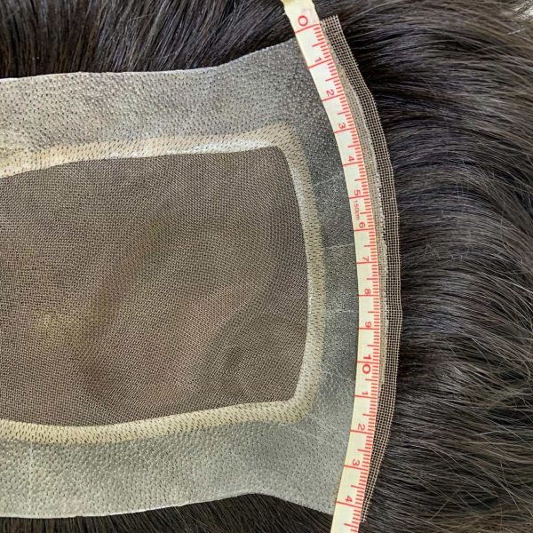 Tóc giả nam che hói nguyên đầu bằng tóc thật kiểu Australia mẫu 2 - mã AUS02 - Ảnh 11