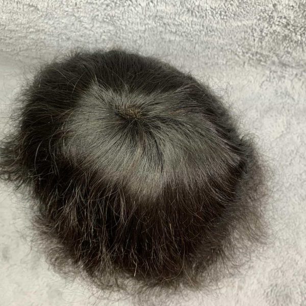 tóc giả cho nam che hói nguyên đầu bằng tóc thật - Mẫu Q6-01 - Ảnh 10