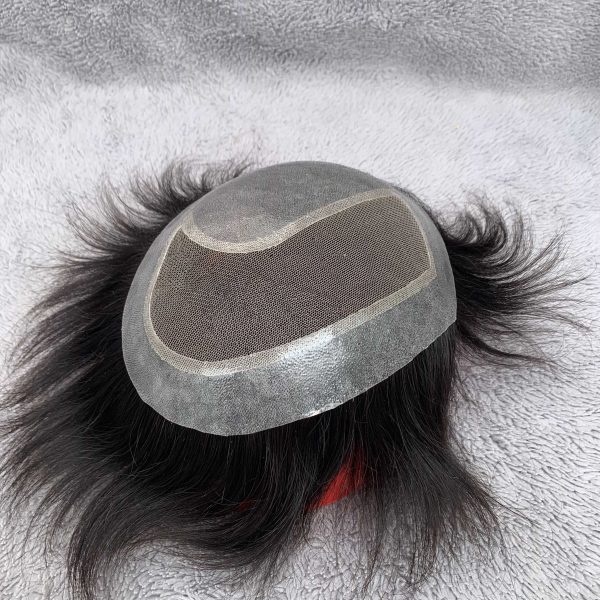 Tóc đẹp che hói đỉnh đầu nam - mẫu TD14 - Ảnh 4